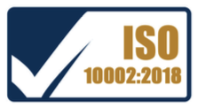 ISO 10001 Certified